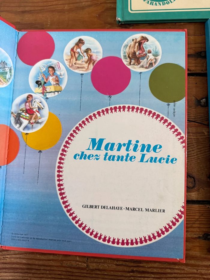 Collection Farandole lot de 3 livres anciens vintage Martine Casterman Marlier Delahaye - photo numéro 5