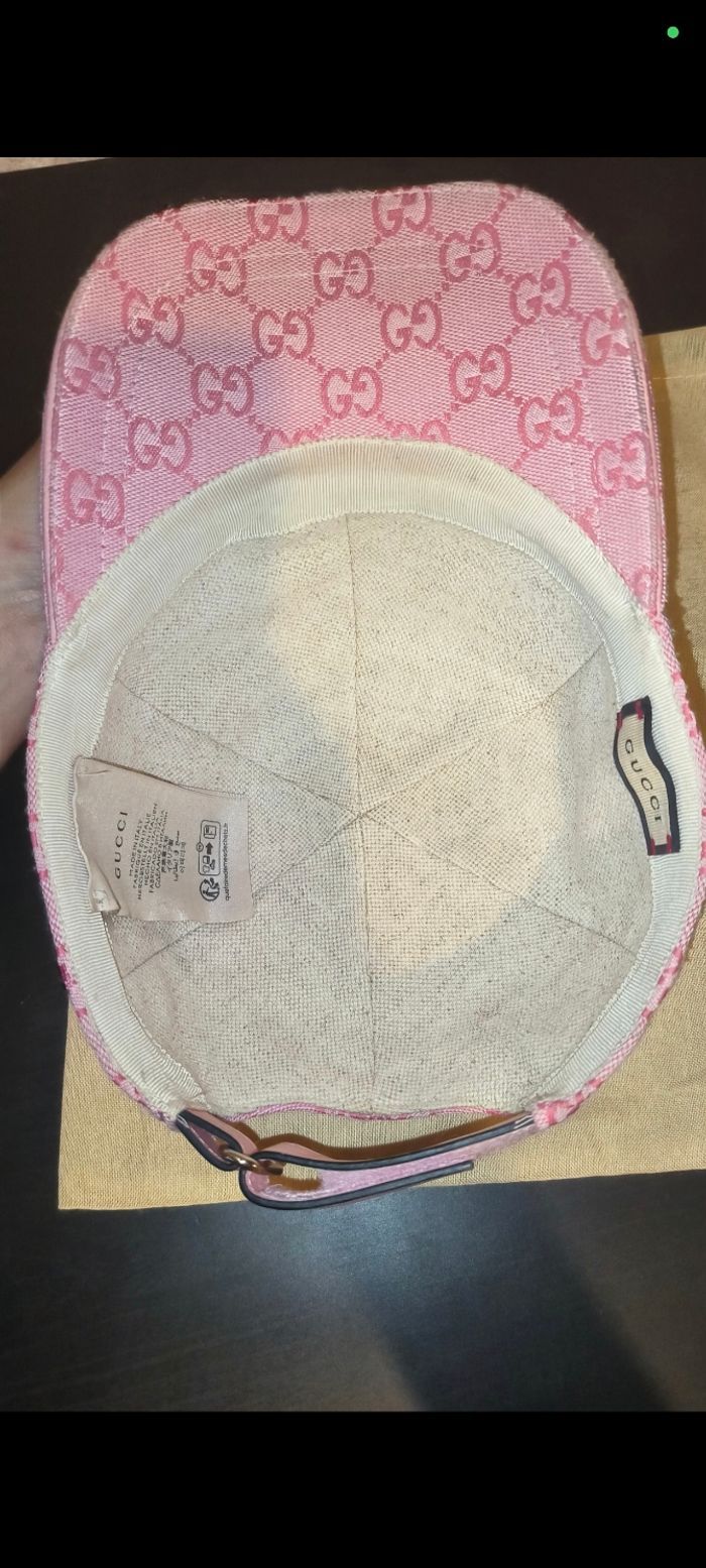 Casquette gucci rose - photo numéro 5