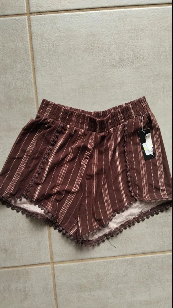 Short léger marron taille xs Ardene femme