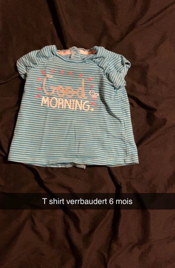 T shirt manche court vertbaudet 6 mois