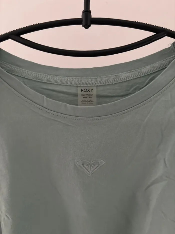 Tee-shirt croc top vert d’eau - photo numéro 3