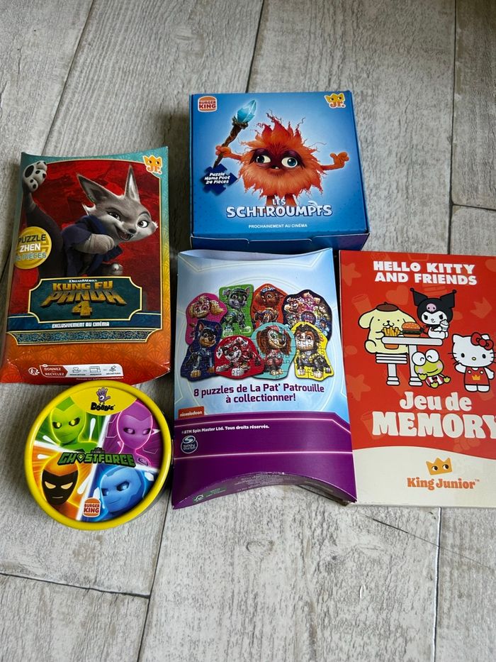 Lot jeux Burger King