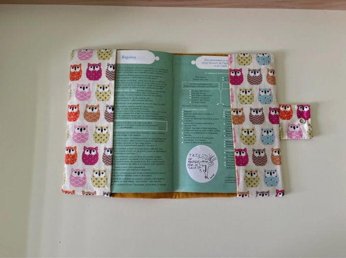 Protège carnet de santé thème Hiboux - photo numéro 6