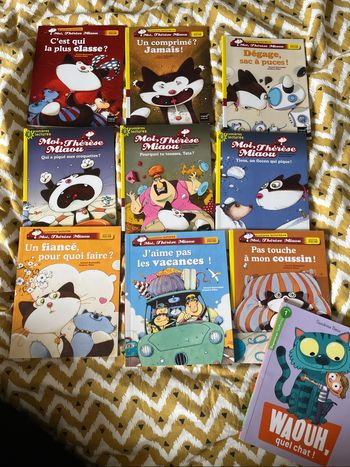 10 Livres premières lecture Chat, moi Thérèse Miaou