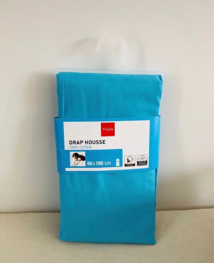 Drap housse une personne 1 place lit enfant - photo numéro 10