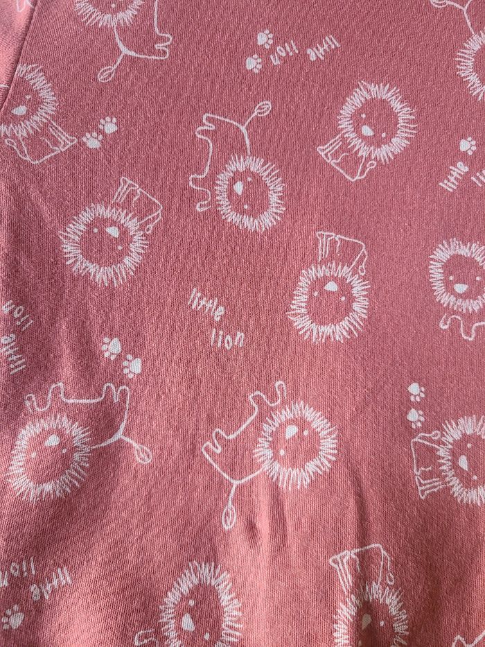 Manteau bébé douillet motif lions 12 mois - photo numéro 9