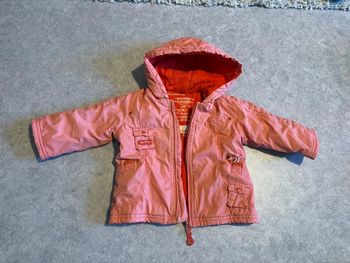 manteau chaud rose