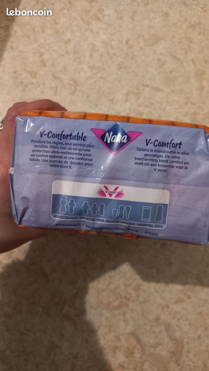 1 paquet de 18 serviettes Maxi Régulier Nana - photo numéro 3