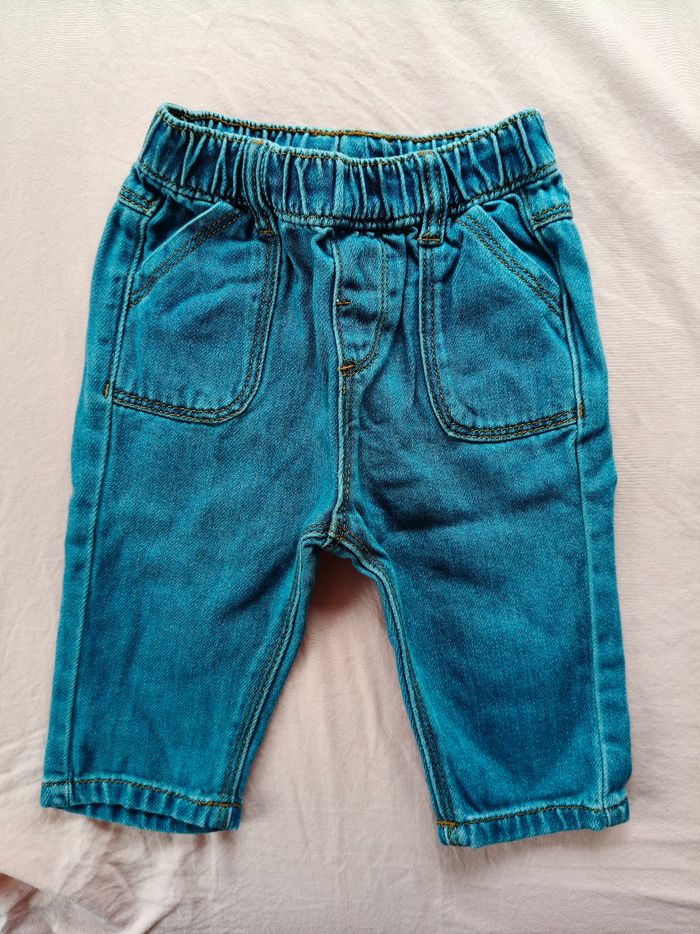 Pantalon Jean garçon TAO bleu 68 cm