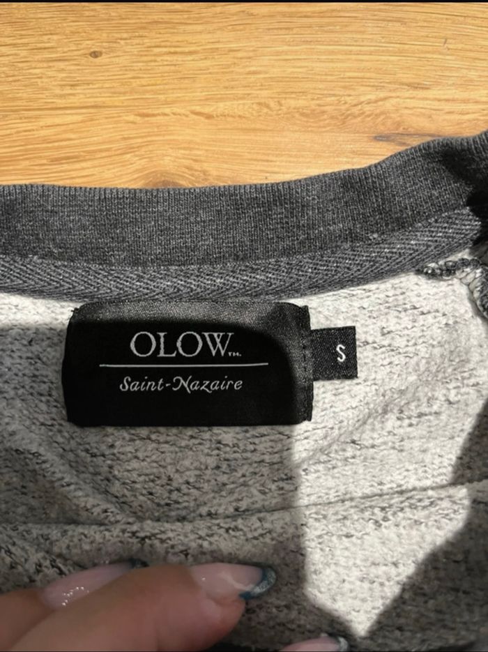 Sweat-shirt Olow gris - photo numéro 2