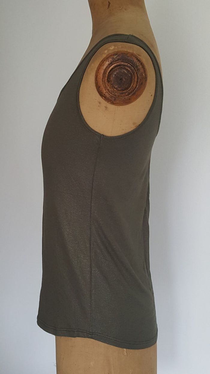 débardeur kaki pailleté 38 - photo numéro 3