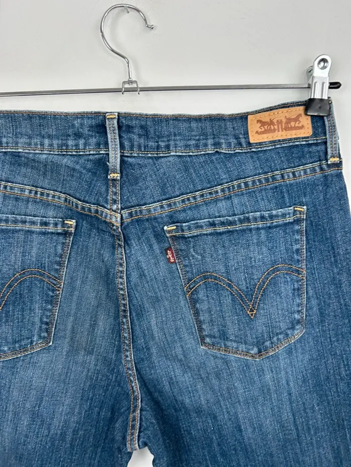 Jean Levi's Femme Bleu Marine W31 | 505 Straight Leg | Taille FR42 | Très Bon État BP78 - photo numéro 7