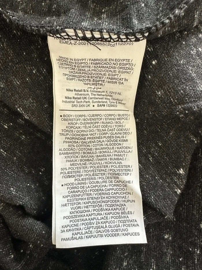 Nike hoodie zipper gris pour femme taille S neuf avec étiquette - photo numéro 8