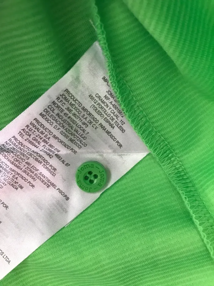 t-shirt s col polo joma juste lavé non porté matière micro aérée - photo numéro 4