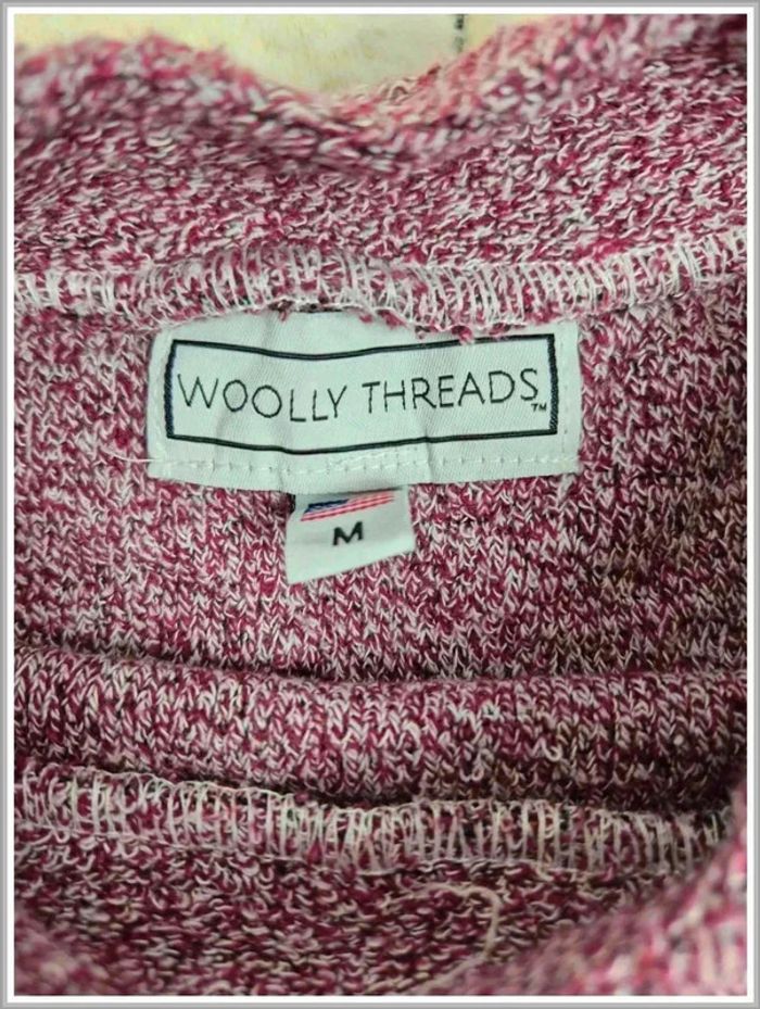 Sweat polaire Mississipi state university Wooly threads Bordeaux Taille M - photo numéro 6