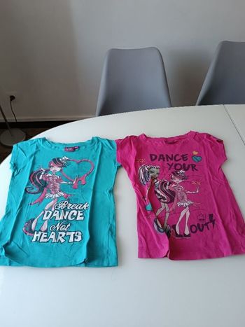 2 tee shirts fille