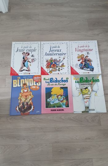 Lot de 6 Bd's