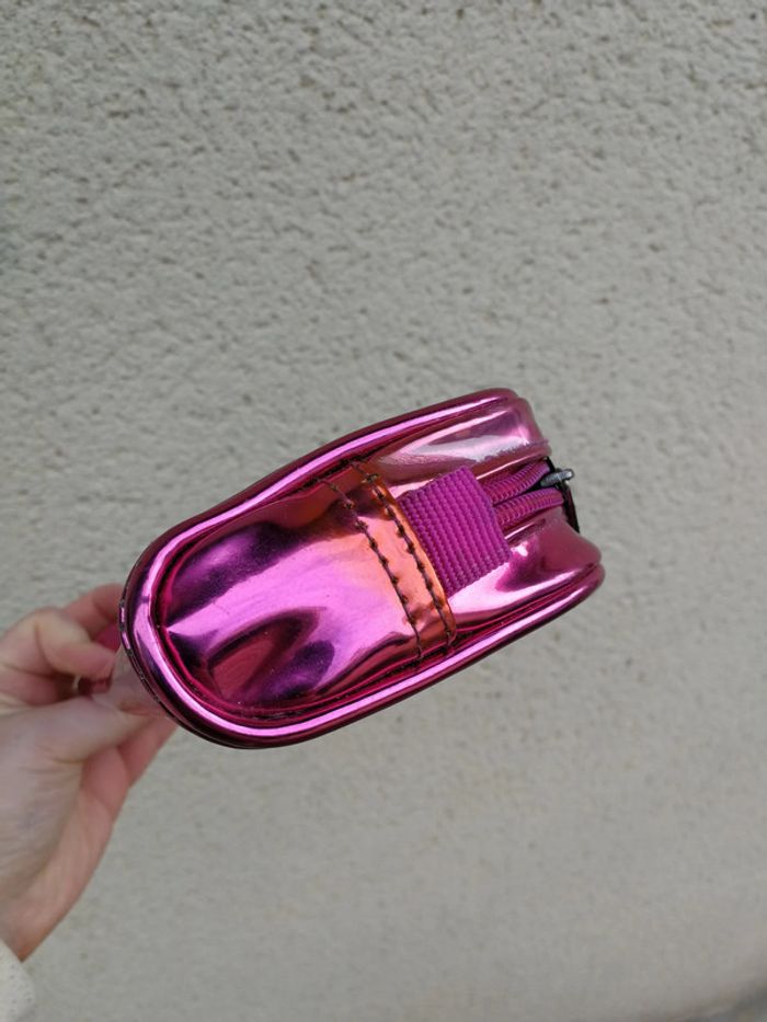 Trousse Oxford rose éléctrique brillante - photo numéro 4