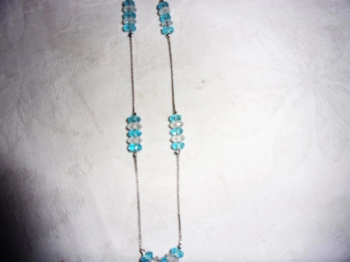 Joli collier avec perles turquoise - photo numéro 2