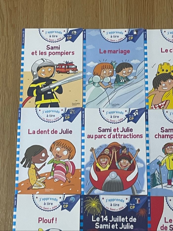 Lot 9 livres premières lectures CP j’apprends à lire avec Sami et Julie fin CP - photo numéro 2