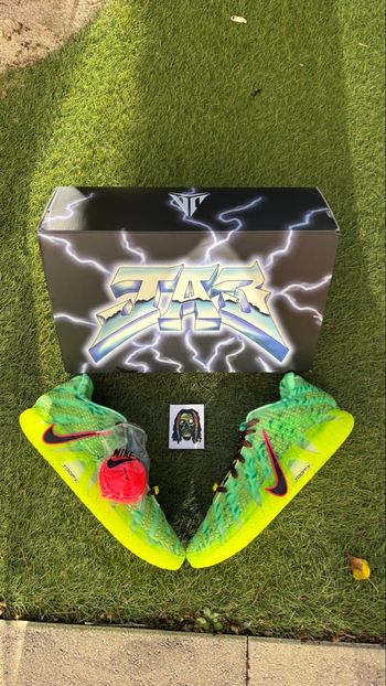 Nike ja 3 zombie lemon twist chaussures homme montante jaune vert rouge