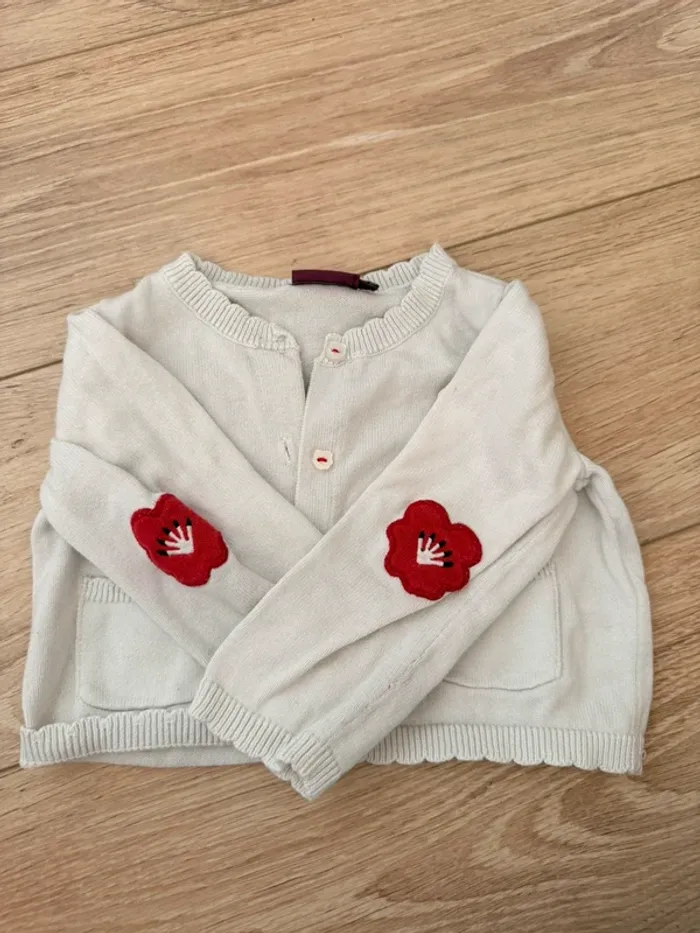 Gilet fleurs - photo numéro 4