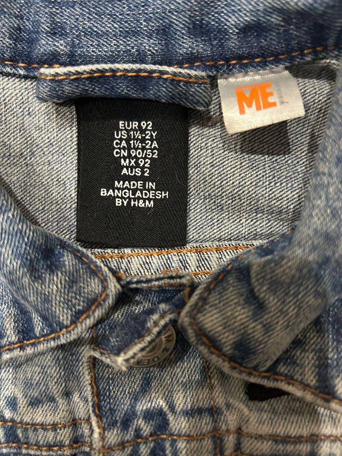 Veste en jeans H&M minion - photo numéro 4