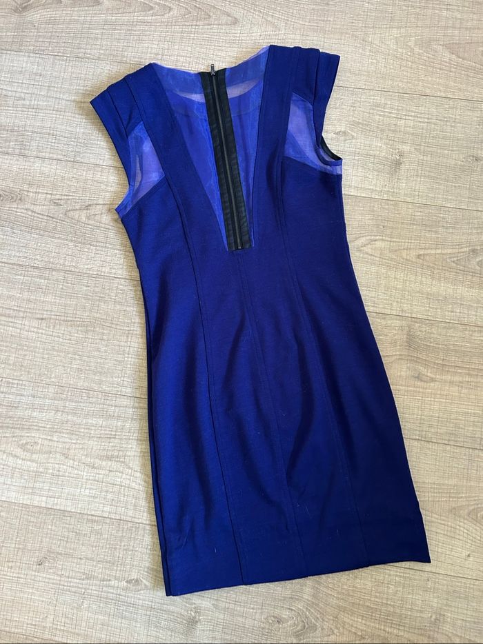 Robe bleue violine à manches courtes Best Mountain taille 36 bon état - photo numéro 8