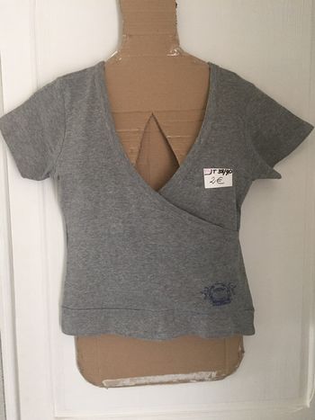 254-Cache cœur gris T 38/40