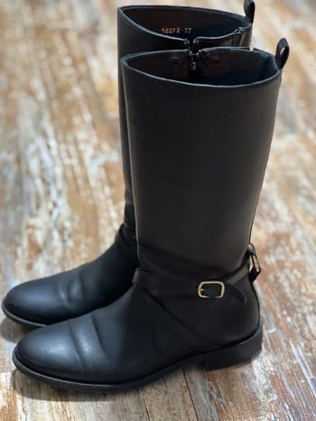 Bottes cavalières cuir noir 37 Ubik