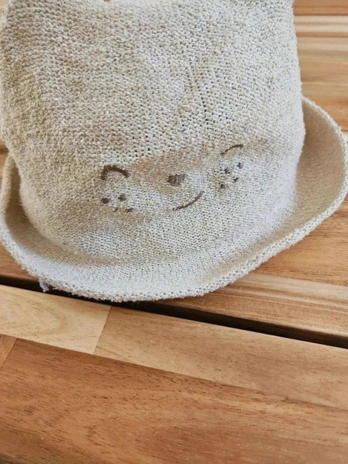 Chapeau ourson Zara 0/12 mois - photo numéro 2