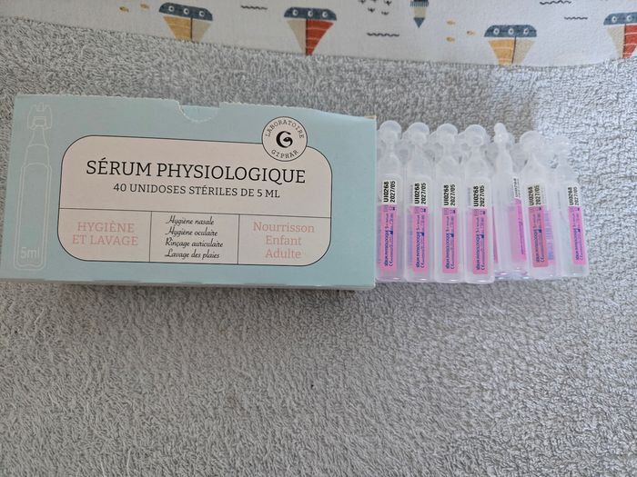 Sérum physiologique bébé