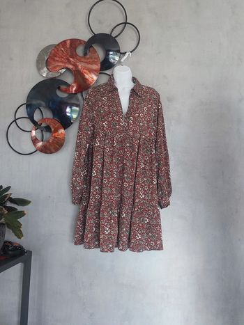 Robe babydoll imprimé liberty Shein