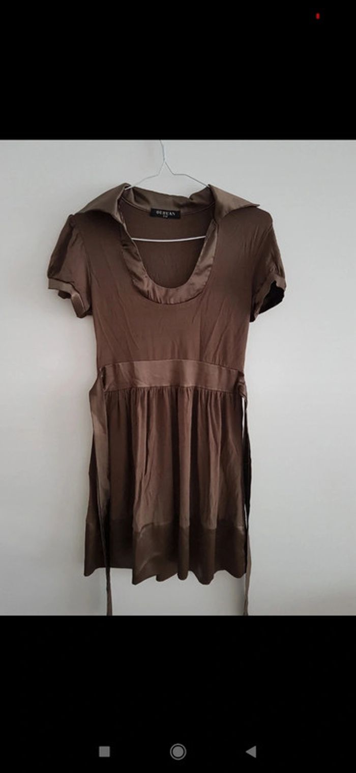 Robe tunique chocolat