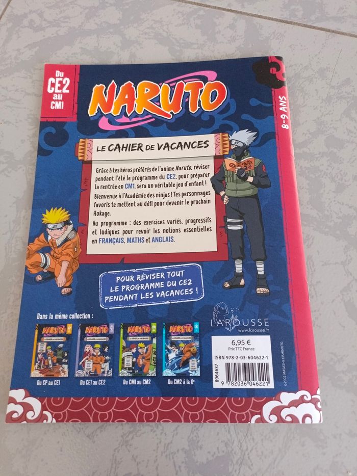 Cahier de vacances naruto - photo numéro 2