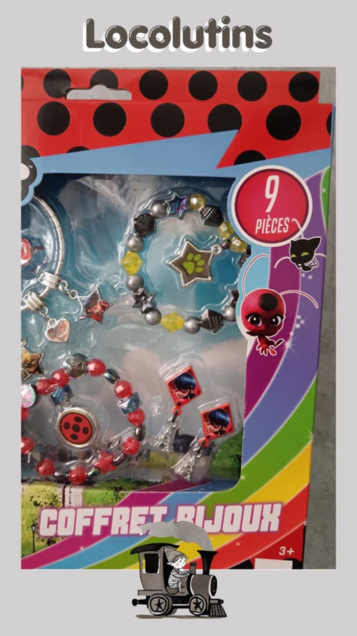 🚂 Coffret bijoux ▪ Miraculous Ladybug - photo numéro 3