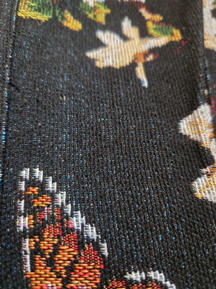 Corset à motifs fleurs et papillons côtelé lacets à l'arrière - photo numéro 3