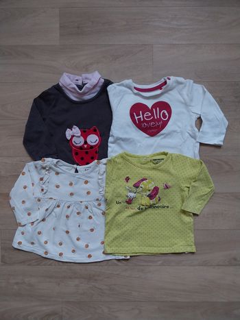Lot t-shirts à manches longues