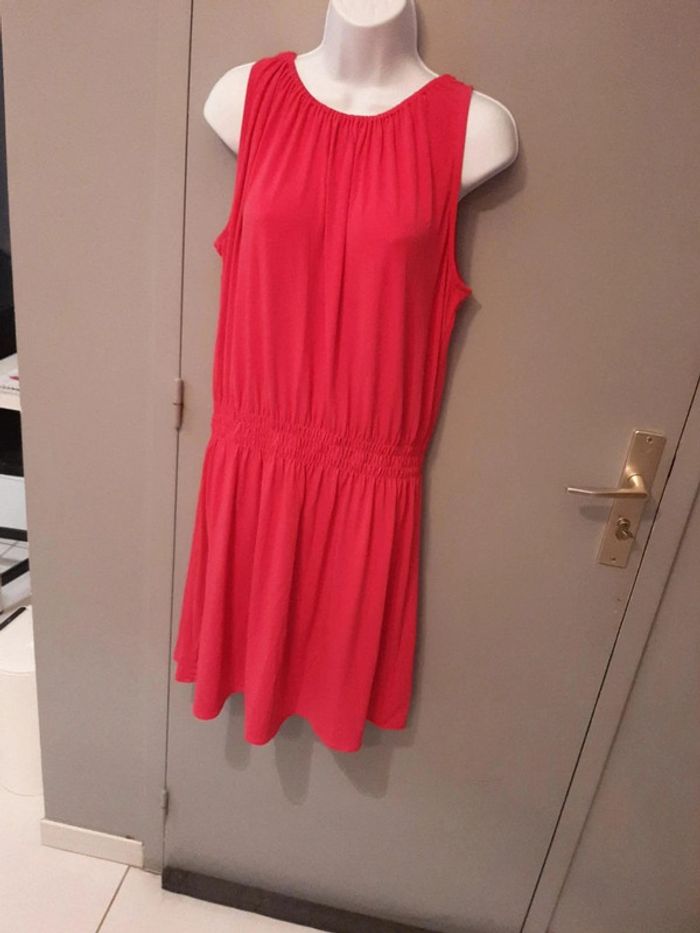 Robe d'été fluide fuchsia GAP Taille M - photo numéro 2