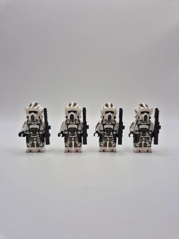 Figurines type lego 4 Clones ARF Troopers commander star wars