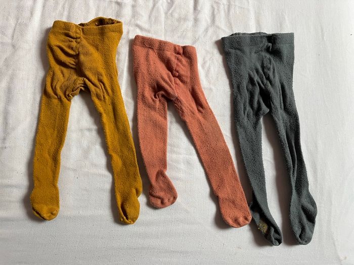 Trio de collants bébé Vertbaudet