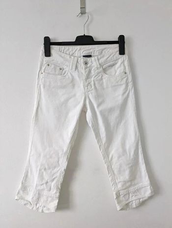 Pantacourt d'été blanc - Ungaro Fever - taille 27 (FR38)