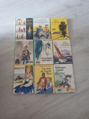 Lot 9 bibliothèques vertes