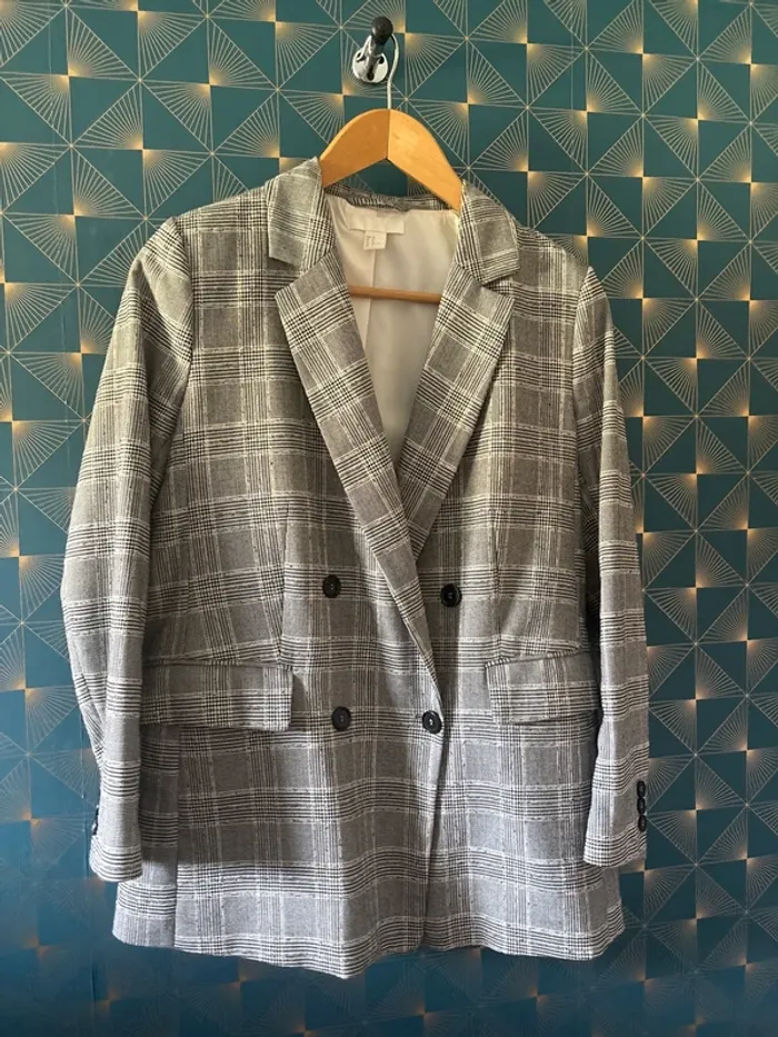 Blazer à carreaux - photo numéro 8