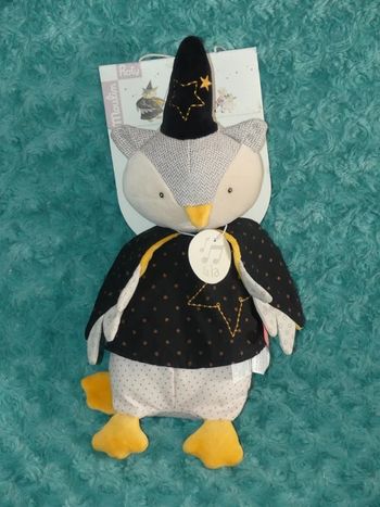 Doudou hibou musical Moulin roty il était une fois 🦉Neuf