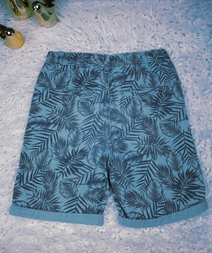 Bermuda imprimé tropical vert clair et anthracite Garçon taille 9 ans marque La Redoute 🎸 - photo numéro 6