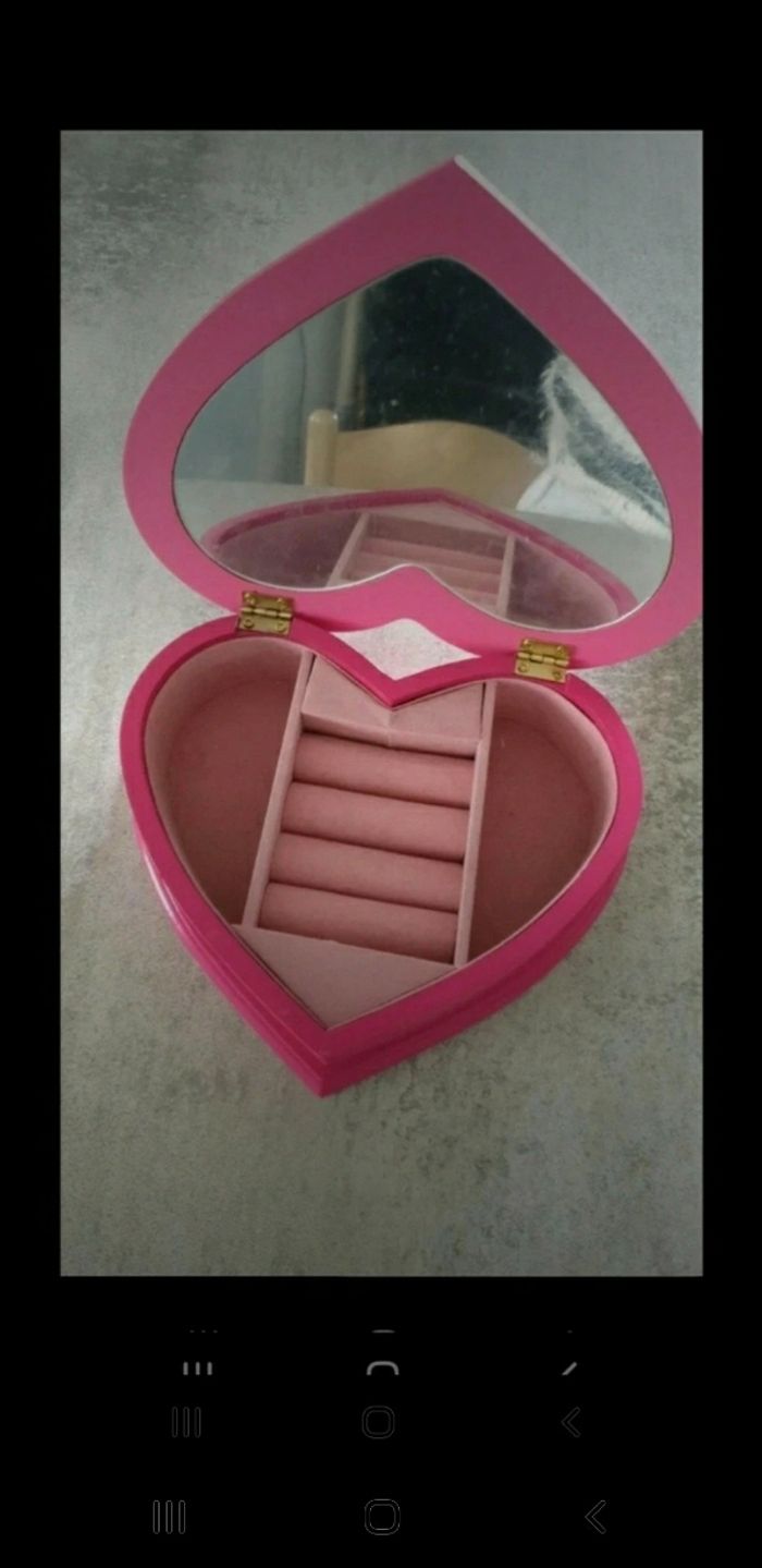 Boite a bijoux bois enfants violetta - photo numéro 2