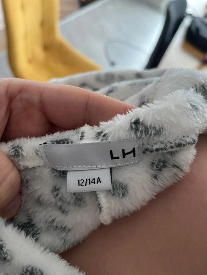 Combinaison pyjama léopard gris noir - photo numéro 6