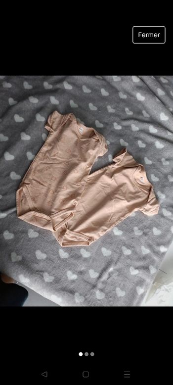 2 bodies manche courte