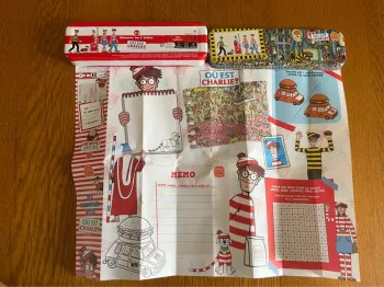 Boîte où est Charlie de Burger King boîte 5/6